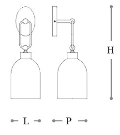 Valentina Incanto Italamp - Dimensions